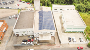 Energia Solar em Blumenau, na empresa Inácio Estamparia