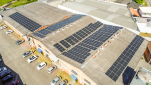 Energia Solar em Gaspar, na empresa Expresso Têxtil