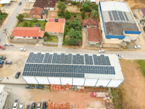 Energia Solar em Brusque, na empresa IK Têxtil