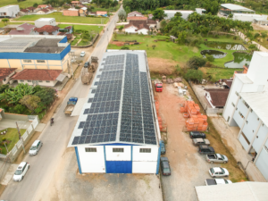 Energia Solar em Brusque, na empresa IK Têxtil