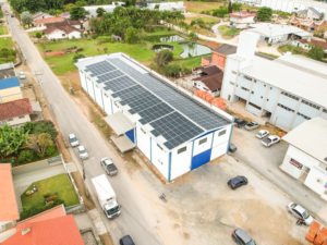 Energia Solar em Brusque, na empresa IK Têxtil