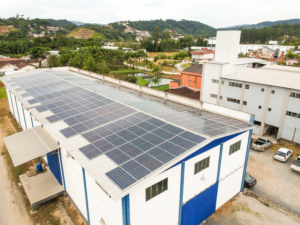 Energia Solar em Brusque, na empresa IK Têxtil