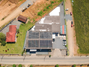 Energia Solar em Schroeder, na empresa Caribe Têxtil