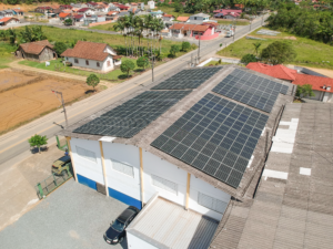 Energia Solar em Schroeder, na empresa Caribe Têxtil