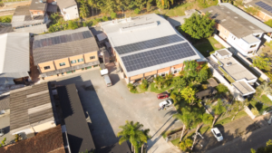 Energia Solar em Blumenau, na empresa Cristais di Murano