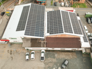Energia Solar em Blumenau, na empresa Peka Supermercados
