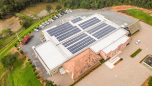 Energia Solar em Pomerode, na empresa Nugali Chocolates