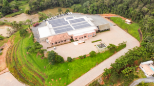 Energia Solar em Pomerode, na empresa Nugali Chocolates