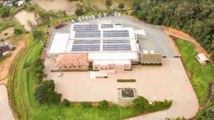 Energia Solar em Pomerode, na empresa Nugali Chocolates