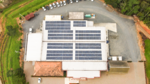 Energia Solar em Pomerode, na empresa Nugali Chocolates